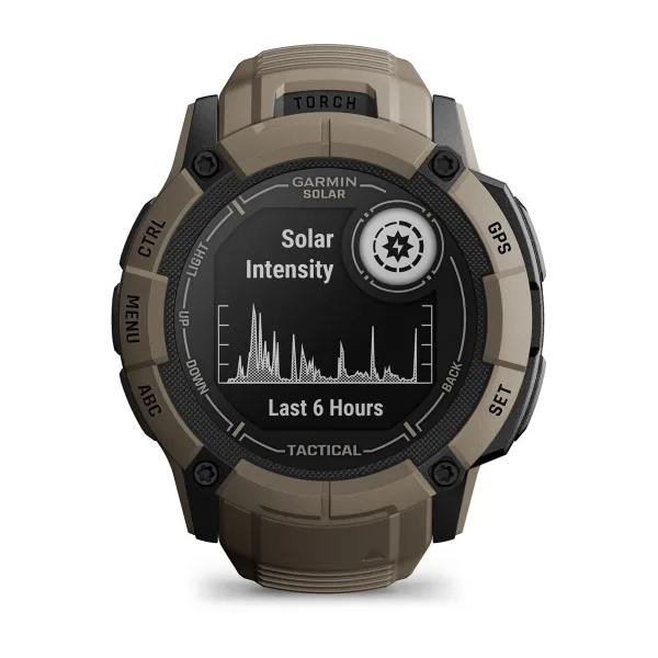 Garmin Instinct? 2X Solar - Tactical Edition, Coyote Tan