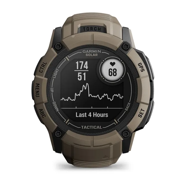 Garmin Instinct? 2X Solar - Tactical Edition, Coyote Tan