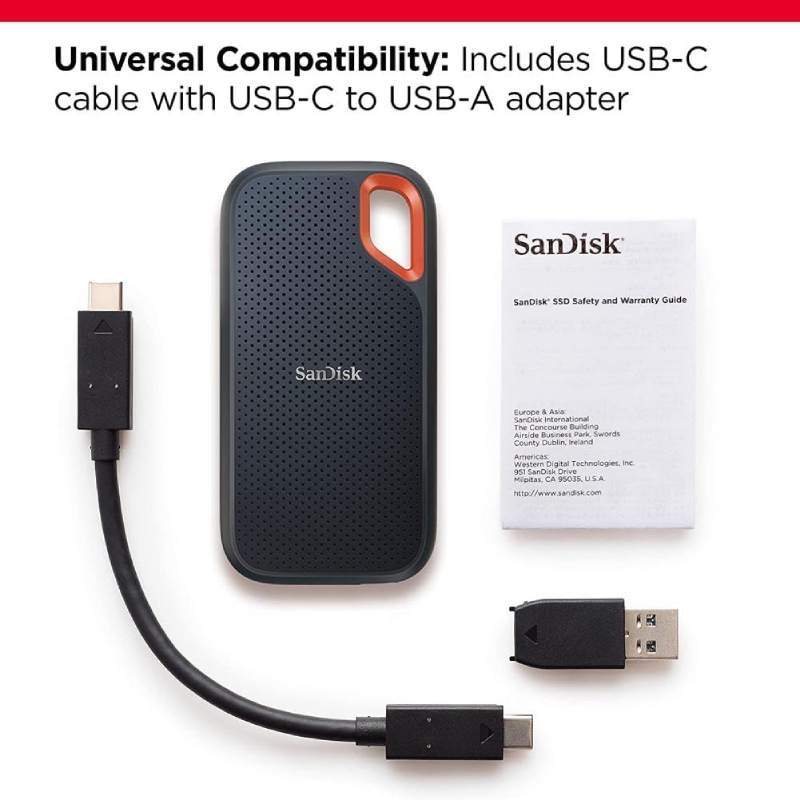 SANDISK Extreme Pro Portable SSD 500GB - 1050mbps