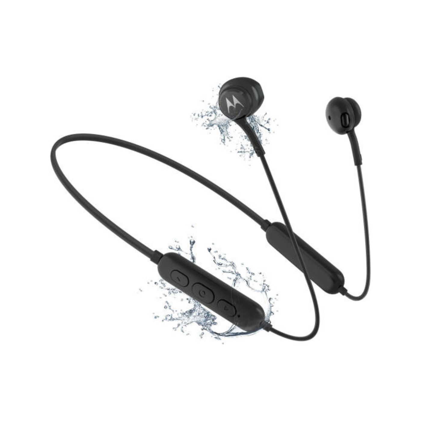 Motorola Bluetooth Sport Neckband SP110 in-Ear Wireless Headphones with Mic for Clear Phone Calls -11 hrs playback (RENEWED)