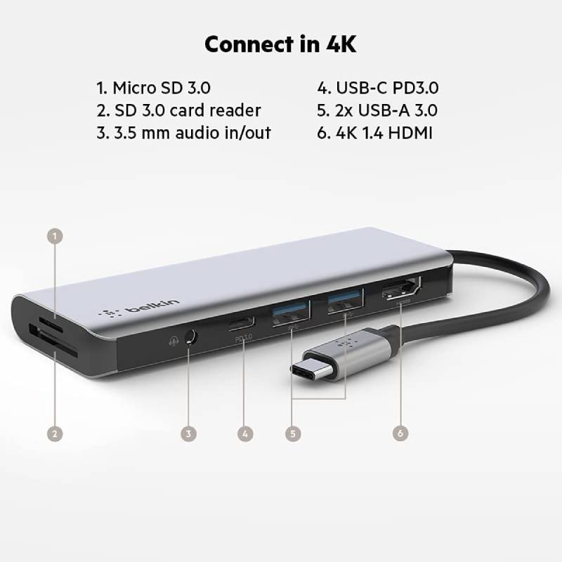 Belkin 7-in-1 USB Type-C Hub