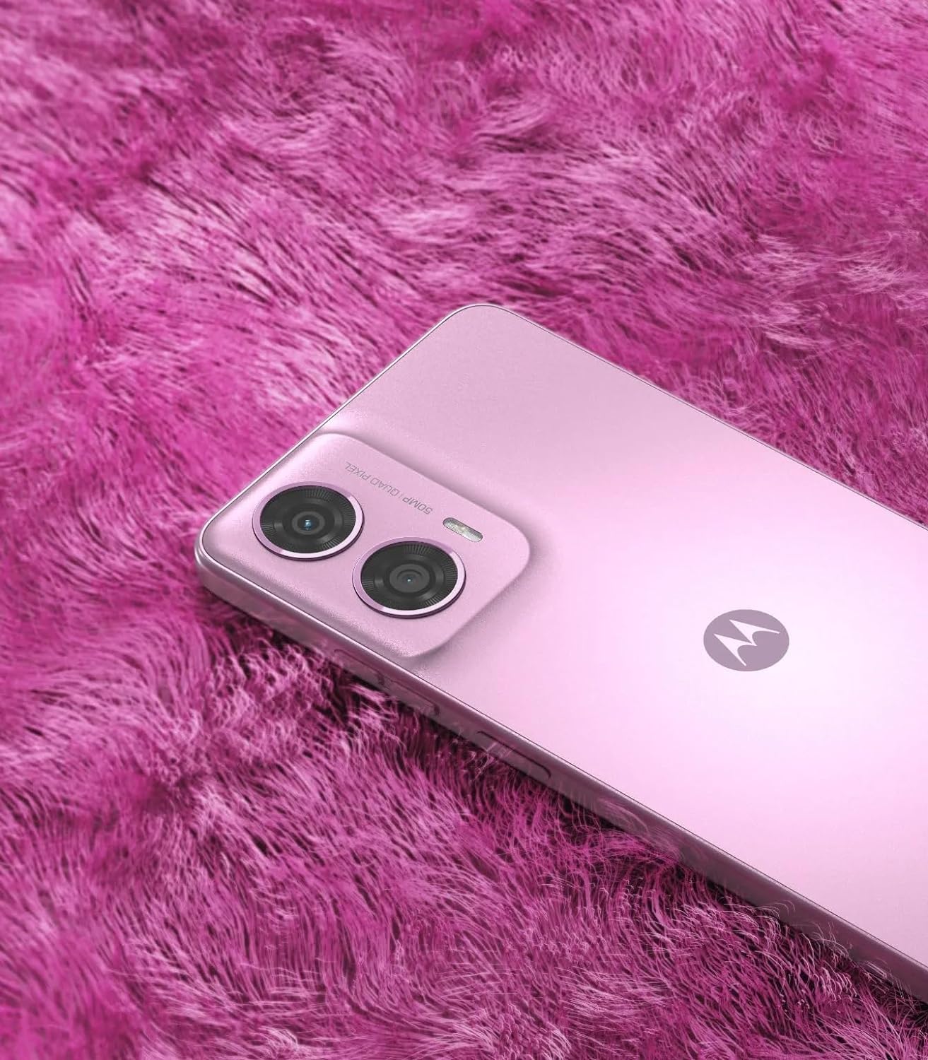 MOTOROLA G24, 8GB+128GB ROM, MTK Helio G85, 6.6" Extra Bright 90Hz Display, 5000mAh, Android 14, Pink Lavender