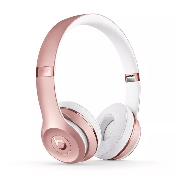 Beats Solo 3 Bluetooth Wireless On-Ear Headphones Rose Gold