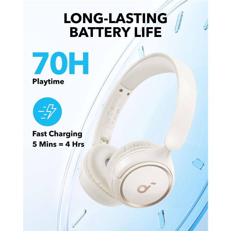 Anker Soundcore H30i Bluetooth Headphone White