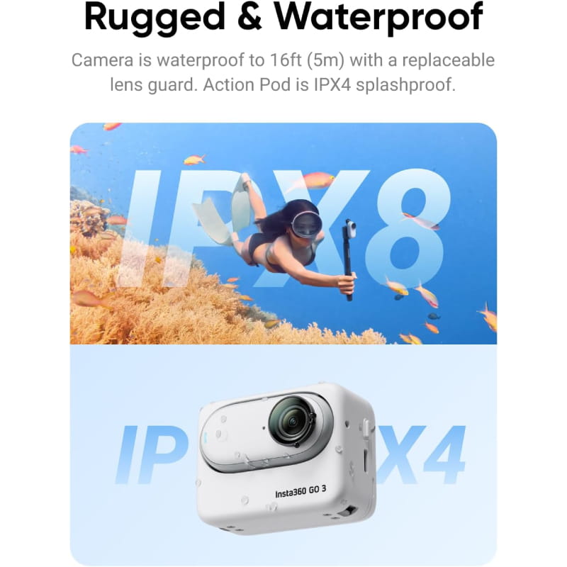 Insta360 GO 3 64GB Action Camera ? White