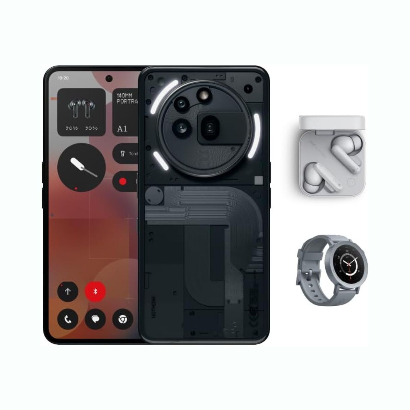 Nothing 3A Pro 256GB Black With CMF Buds and CMF Watch Pro 2