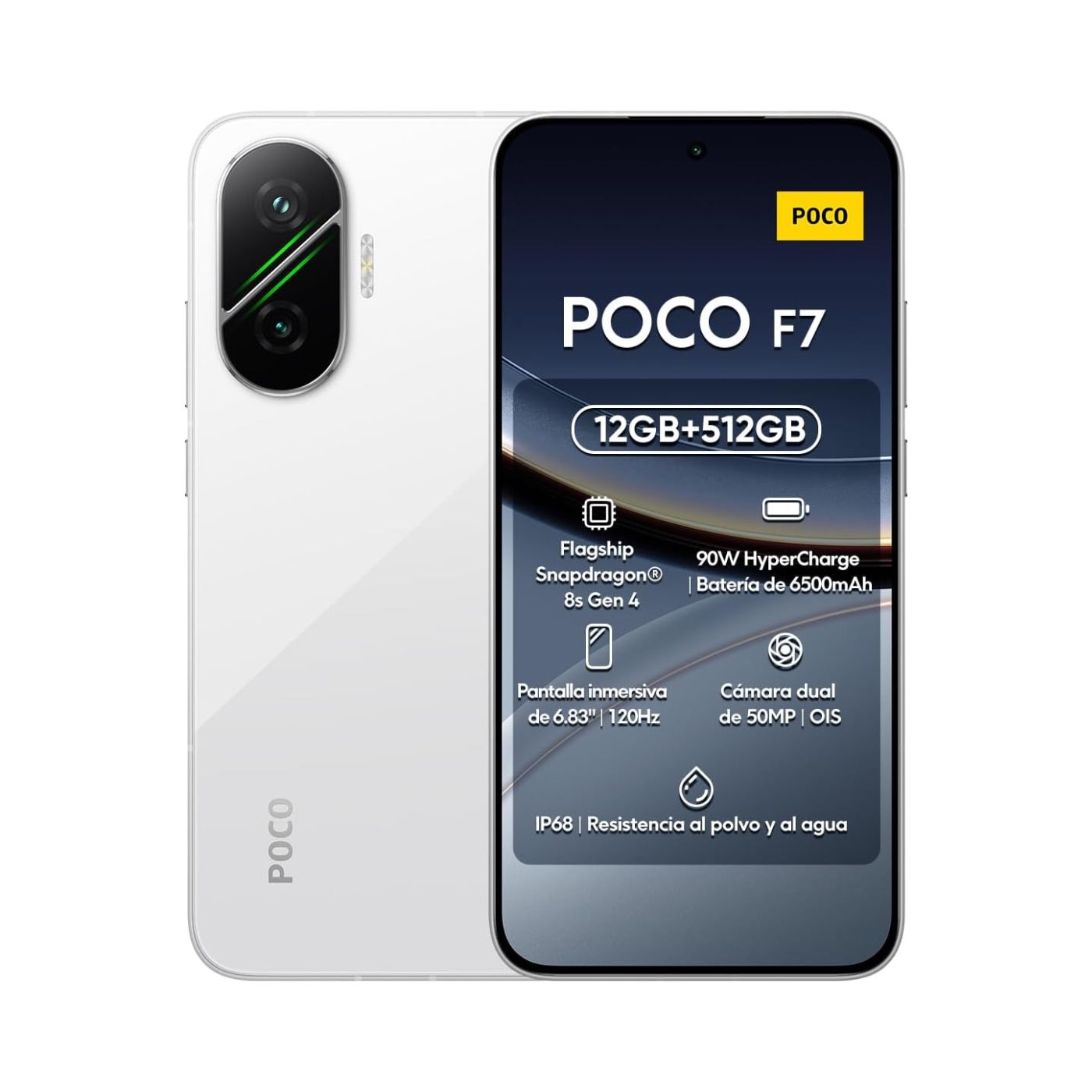 Xiaomi POCO F7 12GB 512GB 5G White – PAPITA UAE