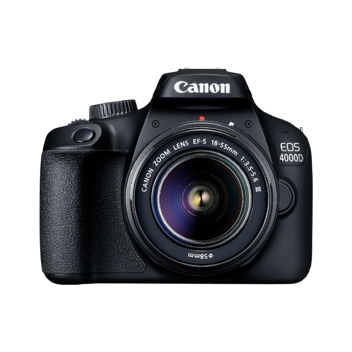 Canon EOS 4000D DSLR Camera and EF-S 18-55 mm f/3.5-5.6 III Lens - Black