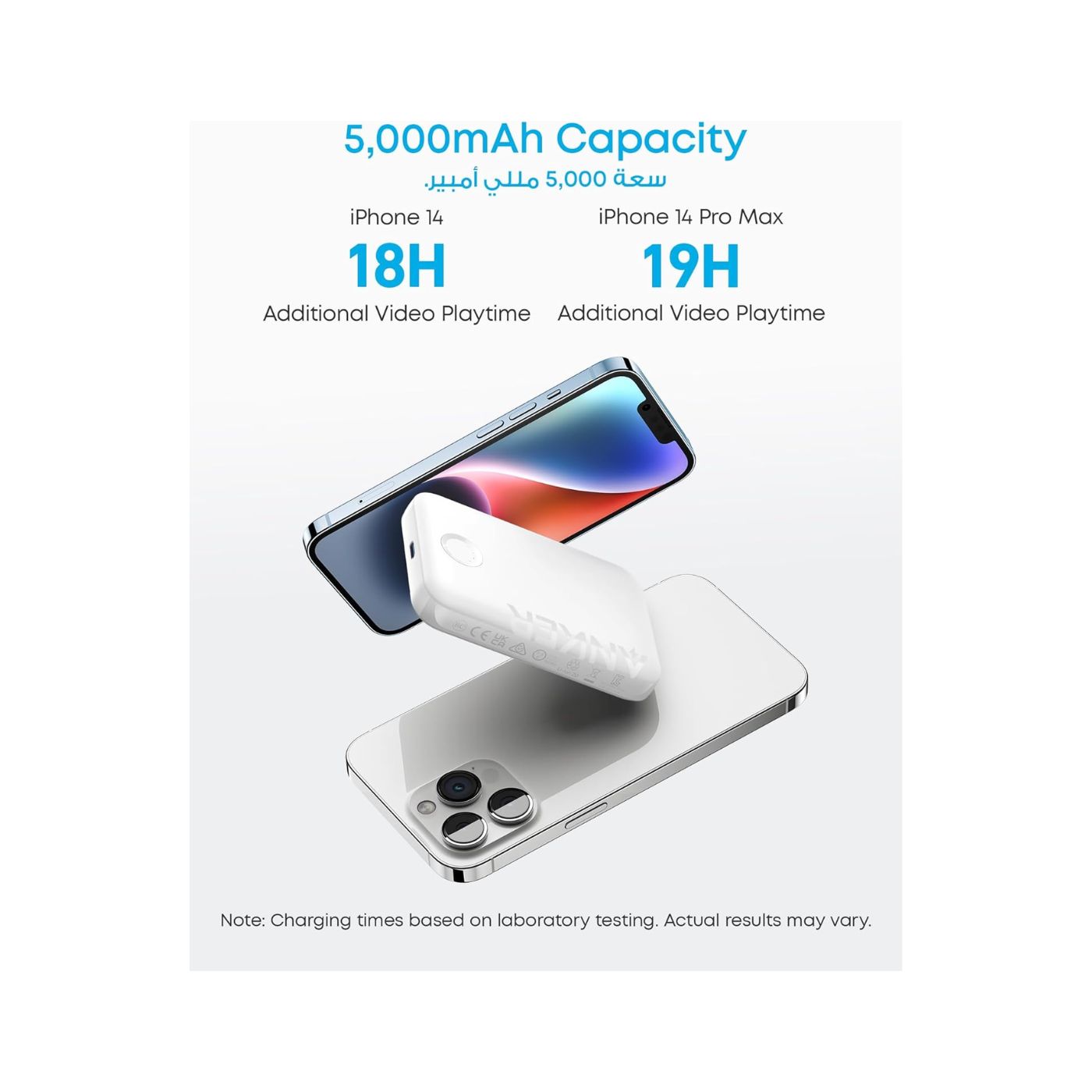 Anker 321 PowerCore Magnetic 5k mAh Power Bank White (4)